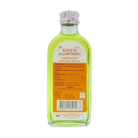 IPI Aceite De Alcamforado RUBEFACIENT 50ml