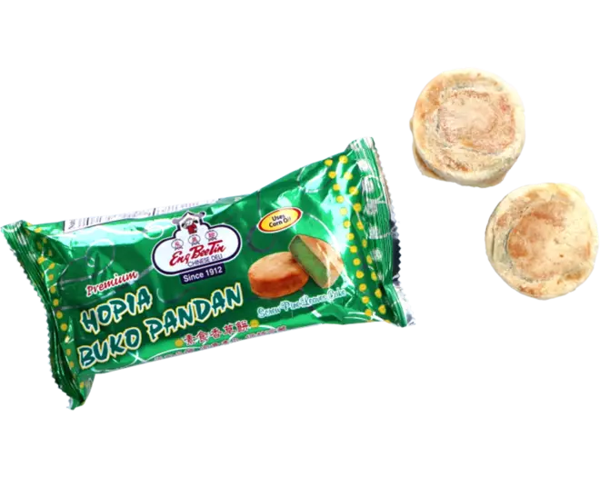 PREMIUM BUKO PANDAN
BOX ENG BEE TIN HOPIA
150G