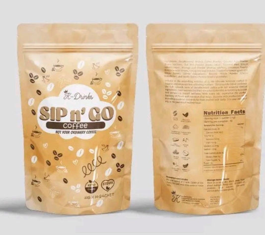 K Beauty by Meldhen - K Drink - SIP n’ GO Coffee (not your ordinary coffee) 21gx10