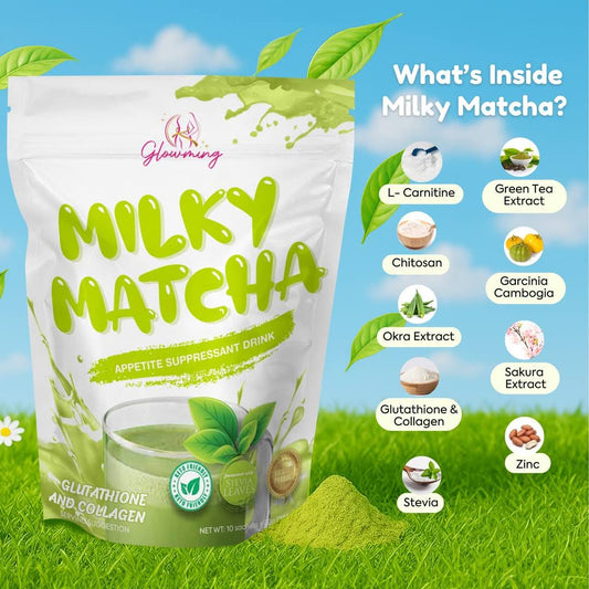Glowming Shape Detox  Premium MILKY MATCHA - Cris Cosmetics (CC Glam)