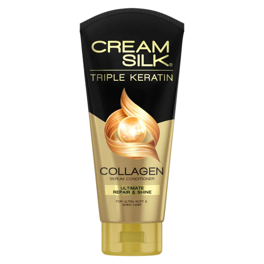 CreamSilk Triple Keratin - Collagen Serum Conditioner Ultimate Repair & Shine 160ml