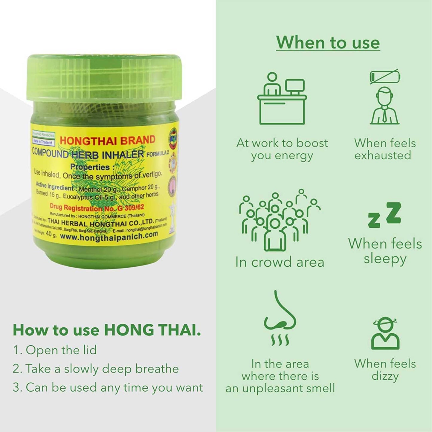Hong Thai Compound Herb Inhaler