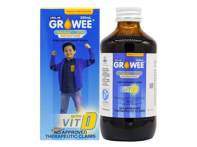 GROWEE Vitamins With Chlorella Growth Factor Syrup 250ml