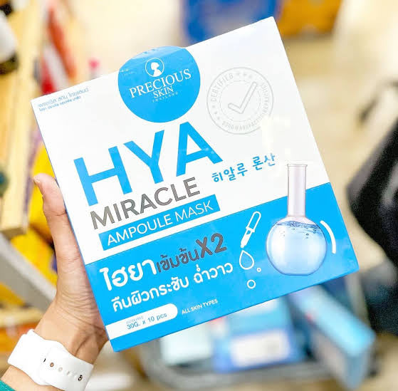 PRECIOUS SKIN THAILAND HYA MIRACLE AMPOULE FACE MASK - SOLD PER SHEET