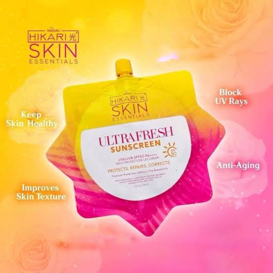 Hikari ULTRA FRESH Sunscreen 50ml UVA/UVB SPF50 PA++++