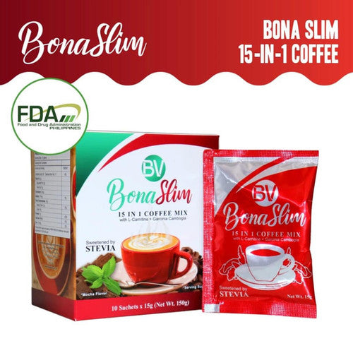 BonaSlim 15-in-1 Coffee - 10 Sachets