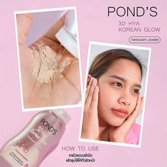 Ponds 3D Hya Korean Glow Translucent Facial Powder 50g