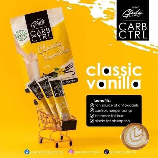 GlutaLipo Carb Ctrl Classic Vanilla 10 Sachets