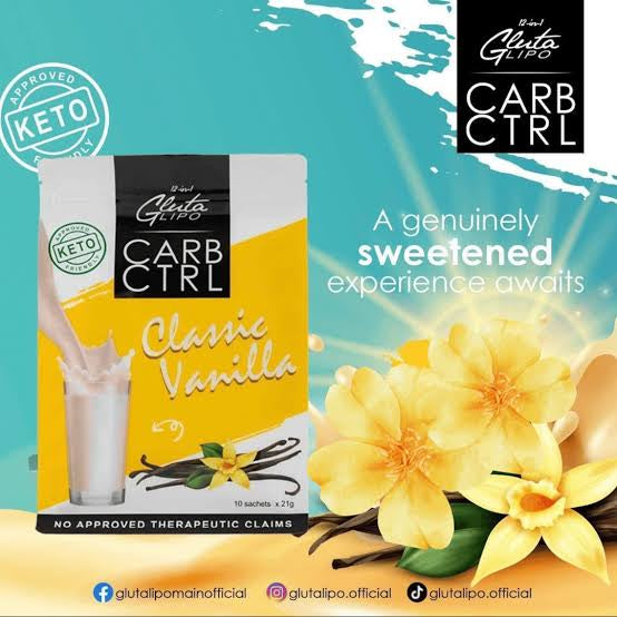 GlutaLipo Carb Ctrl Classic Vanilla 10 Sachets