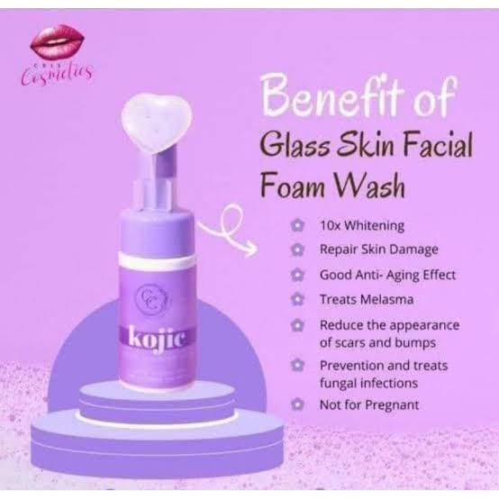 CC Glam & Beauty Kojic Facial Foaming Wash 100ml by Cris Cosmetics