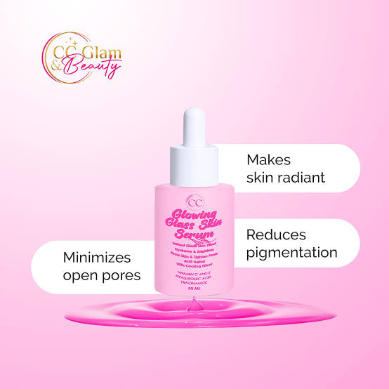 CC Glam & Beauty Glowing Glass Skin Serum 50ml by Cris Cosmetics