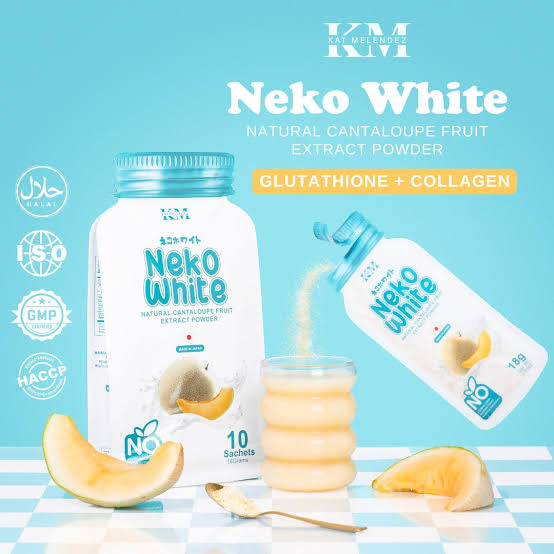 Neko White Natural Cantaloupe Fruit Extract Powder - 10 Sachets