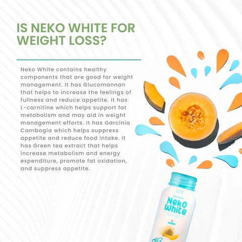 Neko White Natural Cantaloupe Fruit Extract Powder - 10 Sachets