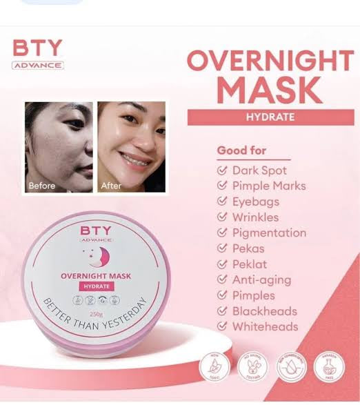 BTY Advance Overnight Mask - 250g