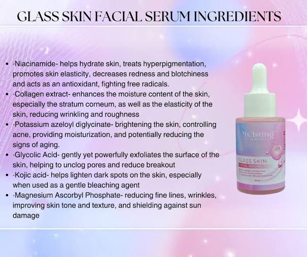 Ms Tsung Glass Skin Facial Serum 30ml