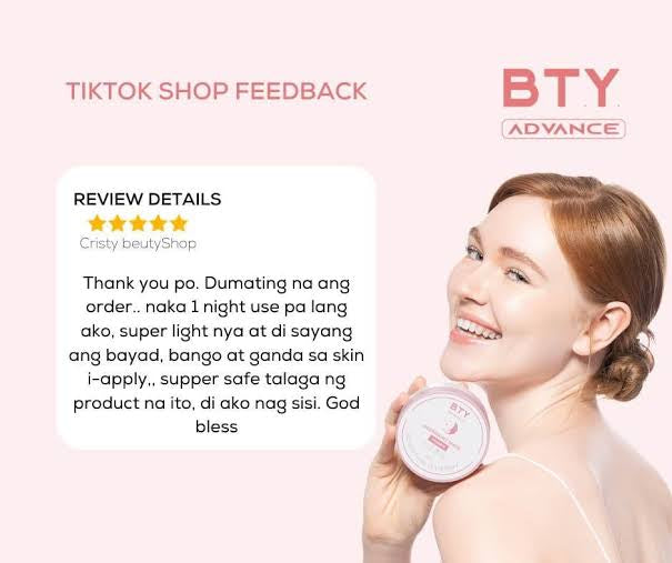 BTY Advance Overnight Mask - 250g