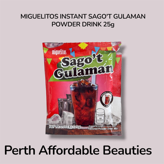 MIGUELITOS INSTANT SAGO'T GULAMAN POWDER DRINK 25g