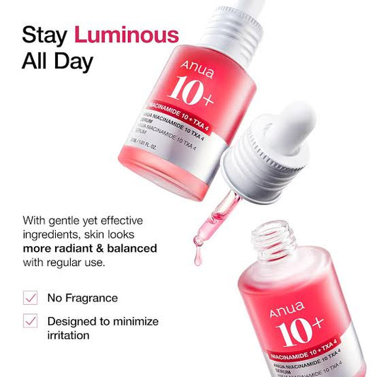Anua Niacinamide 10% + TXA 4% Dark Spot Correcting Serum 30ml X 2 pcs