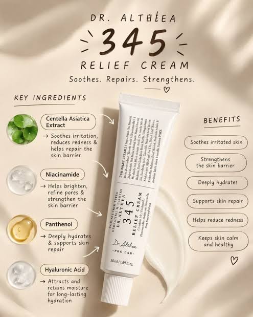 Dr. Althea 345 Relief Cream 10ml Tube (SMALL)