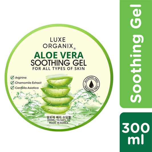 LUXE ORGANIX ALOEVERA SOOTHING GEL 300ML