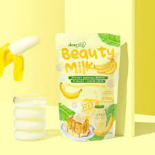 Dear Face Beauty Milk Premium Japanese Banana Probiotic + Collagen Drink 18Gx10 SACHETS