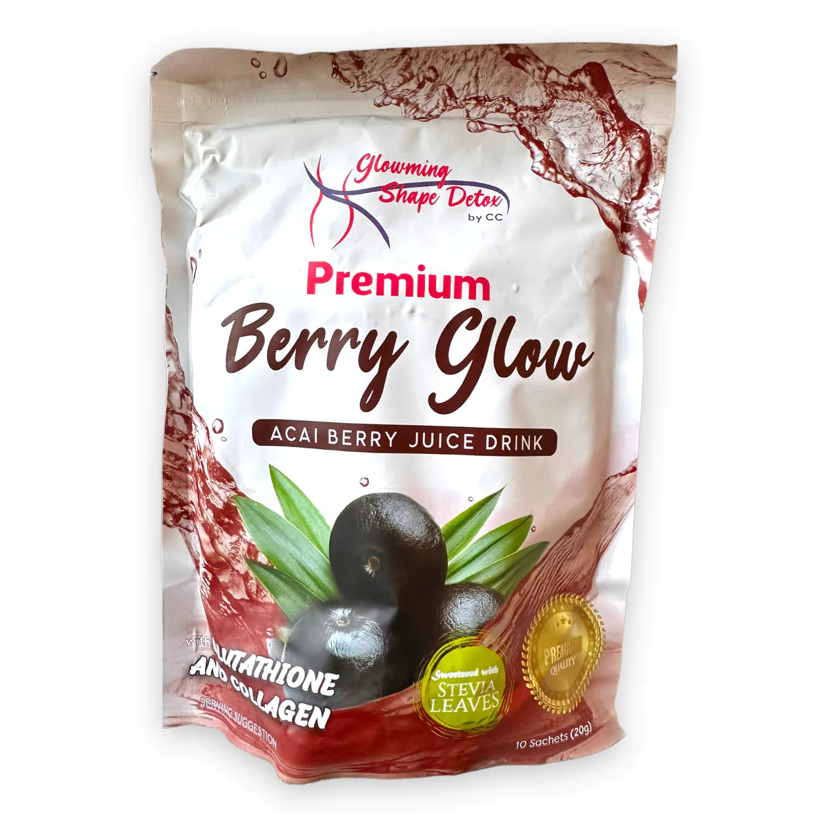 Premium Berry Glow Acai Berry Juice Drink by Glowming