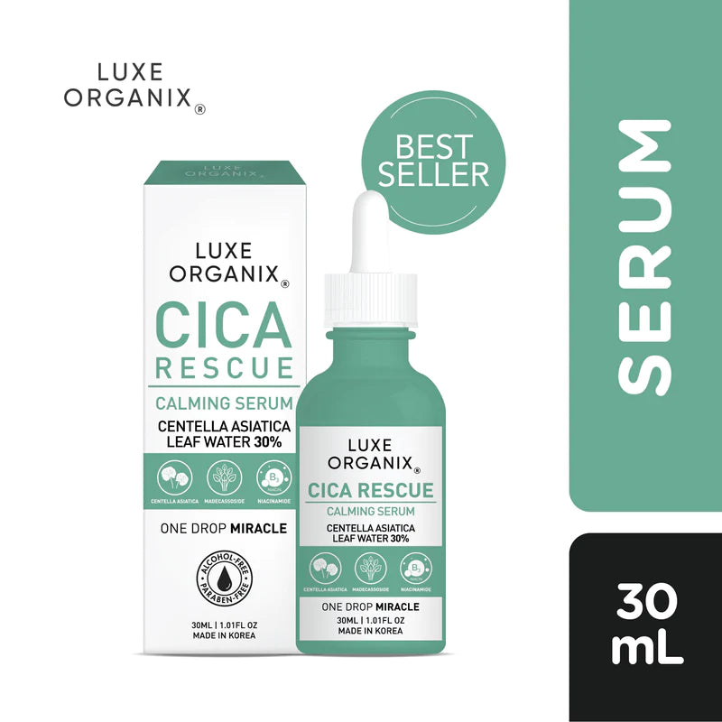 Luxe Organix Cica Rescue Gentle Brightening Serum 30ml