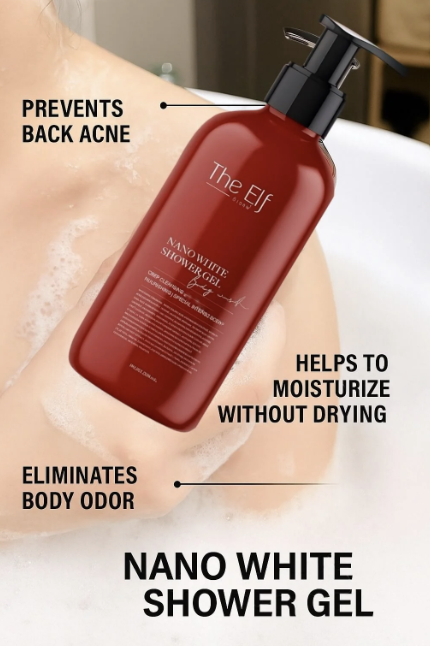 The Elf Nano White Shower Gel