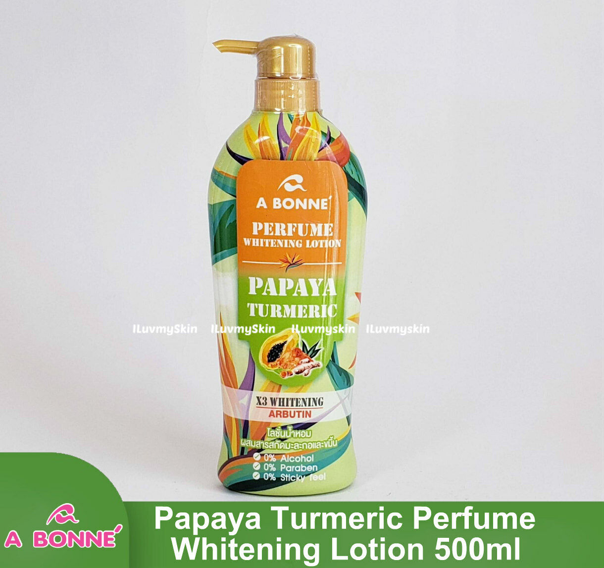 ABonne Perfume Whitening Lotion Papaya Turmeric 500 ml