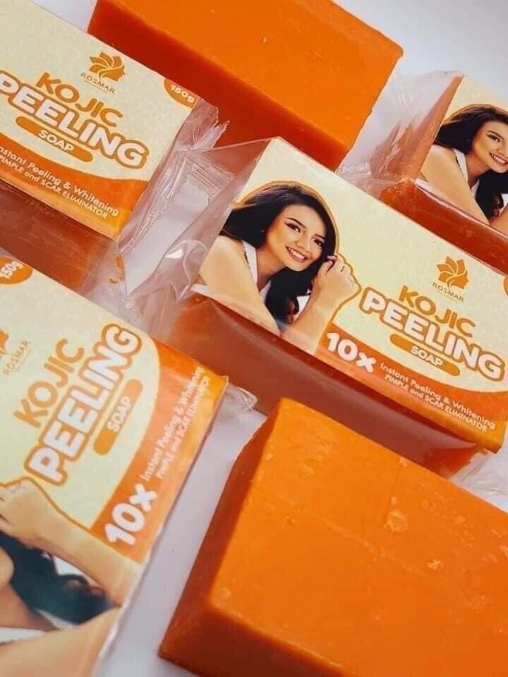 ROSMAR Kojic Peeling Soap 10x instant Peeling & Whitening -  150g